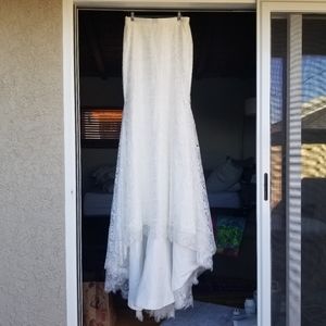 NWT Bridal Lace Mermaid Skirt with Small Train